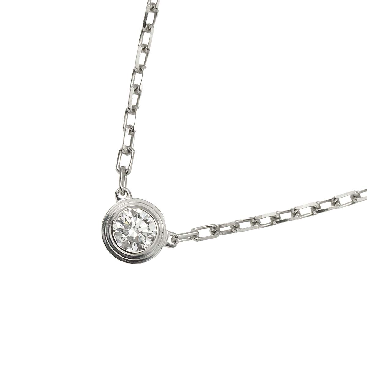d Amour SM Diamond Necklace 18K WG 750