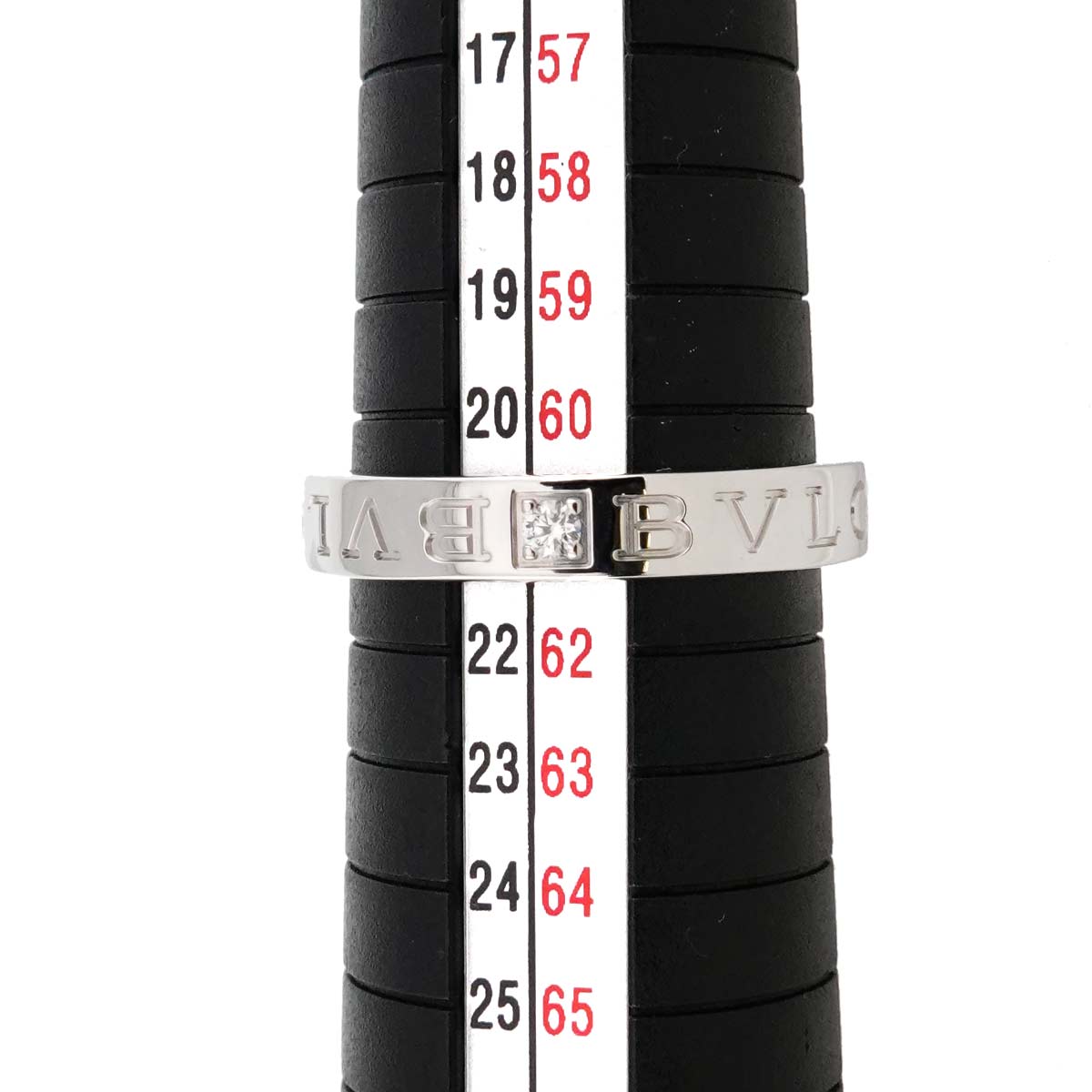 B-ZERO1 Diamond 1P Ring 18K WG 750 size9-9.5(US)