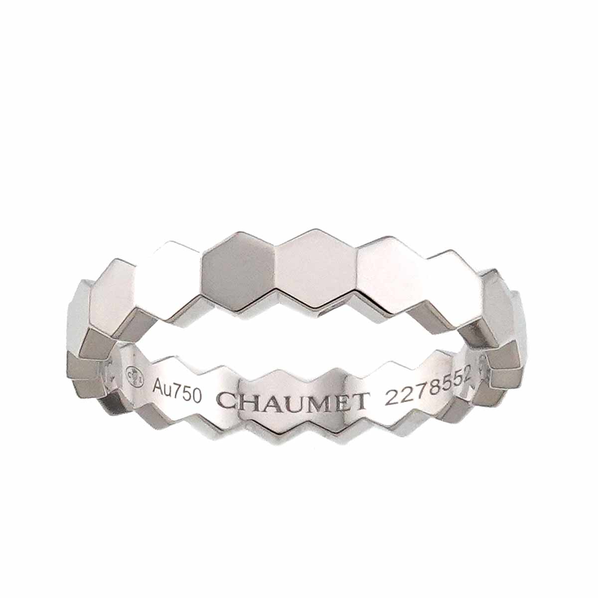 BEE MY LOVE Diamond Ring 18K WG 750 size58 8-8.25(US)