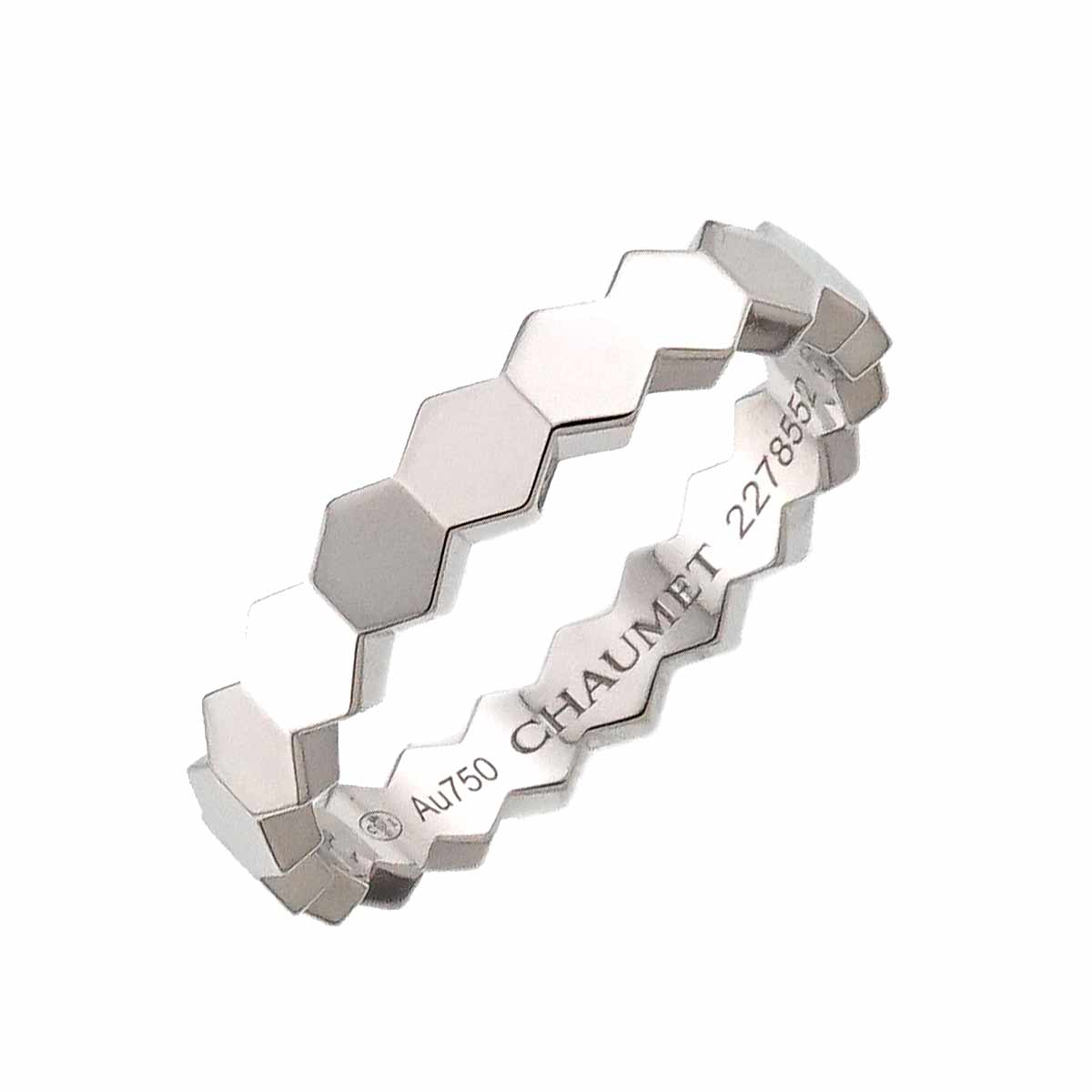 BEE MY LOVE Diamond Ring 18K WG 750 size58 8-8.25(US)