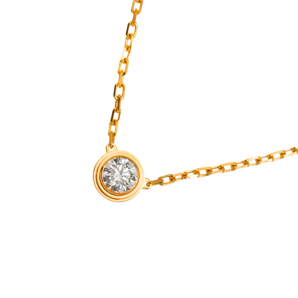 d'Amour Diamond Necklace LM 18K Pink Gold 750