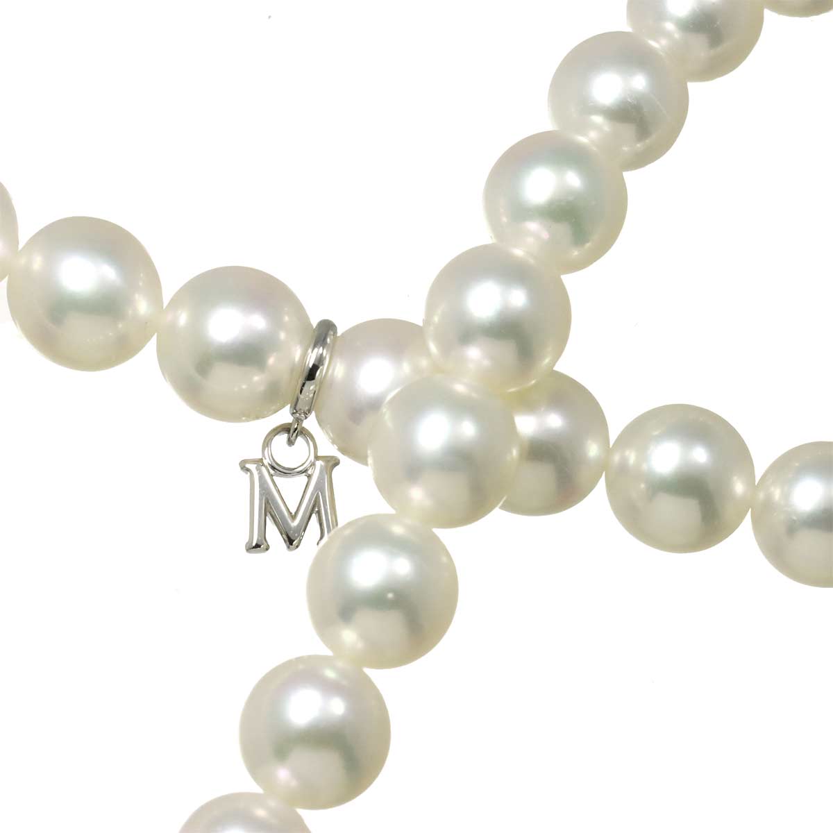 Comme des Garcons Akoya Pearl 7.8-6.5mm Necklace SV 925