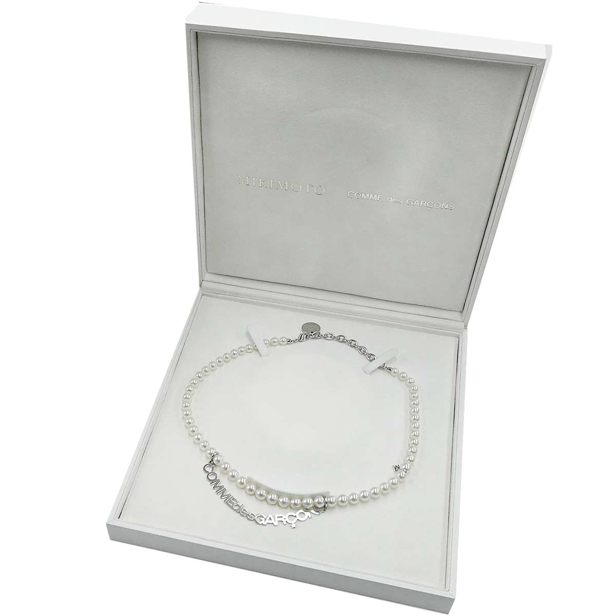 Comme des Garcons Akoya Pearl 7.8-6.5mm Necklace SV 925