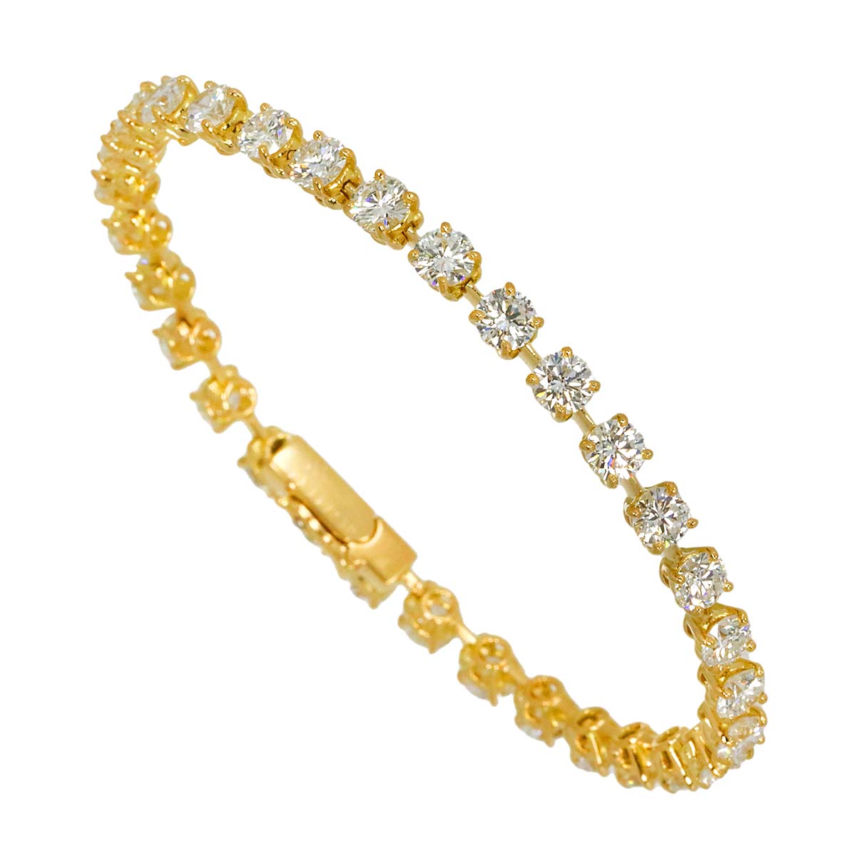 Diamond Bracelet 18K Yellow Gold 750