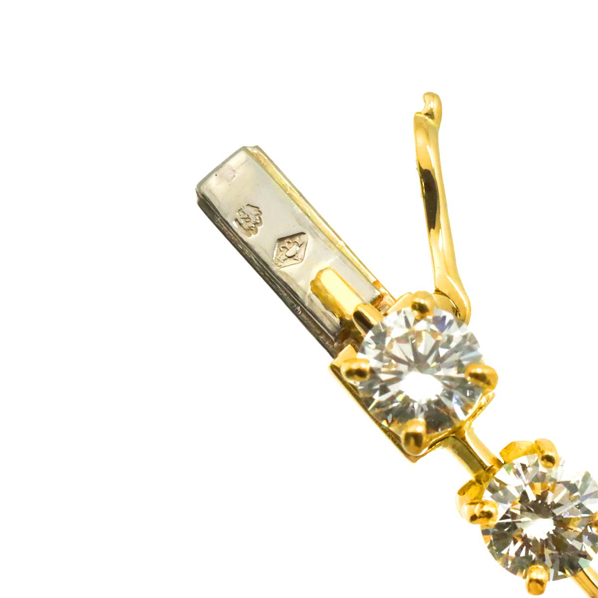 Diamond Bracelet 18K Yellow Gold 750