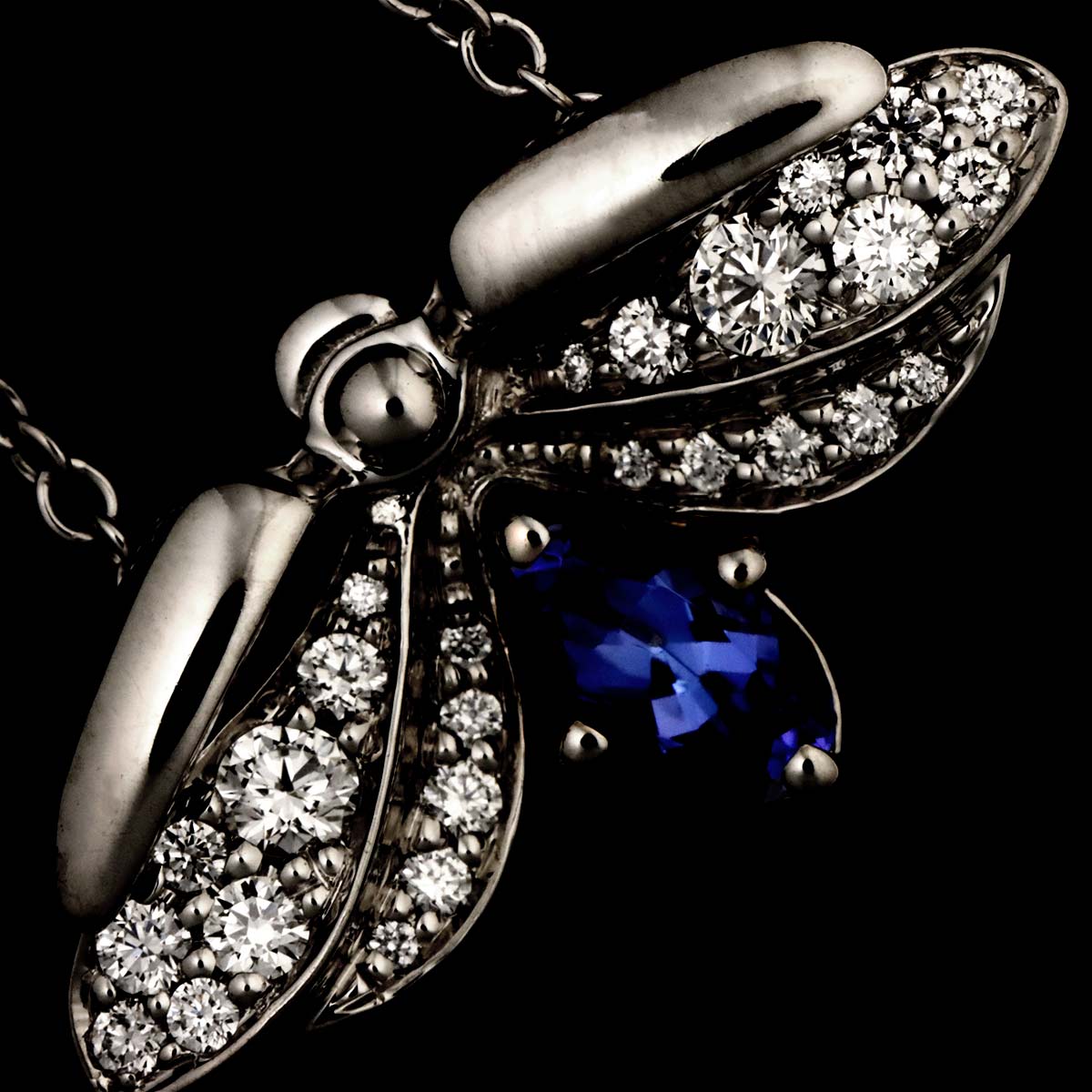 Tanzanite Diamond Necklace Platinum