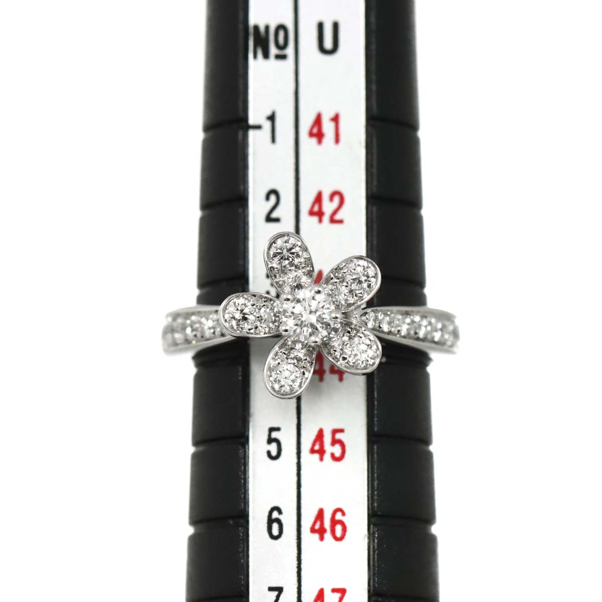 Socrates Diamond Ring 18K WG 750 size44 2.75-3(US)