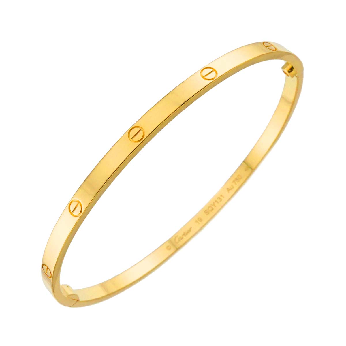 Love Bracelet SM 18K Yellow Gold 750 Size19