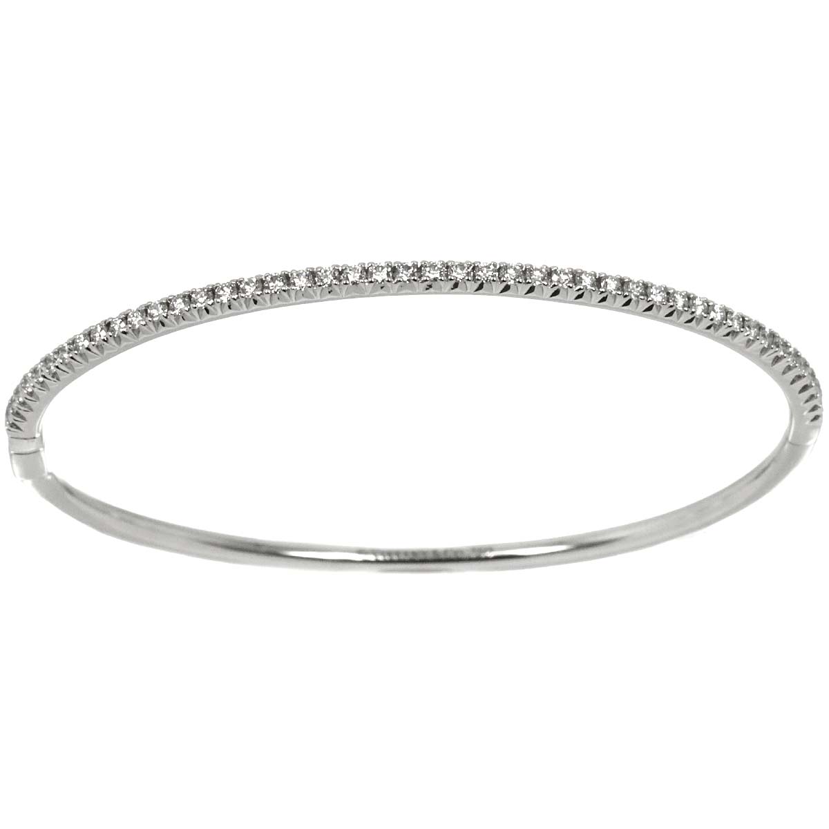 Metro Diamond Bracelet 18K White Gold 750