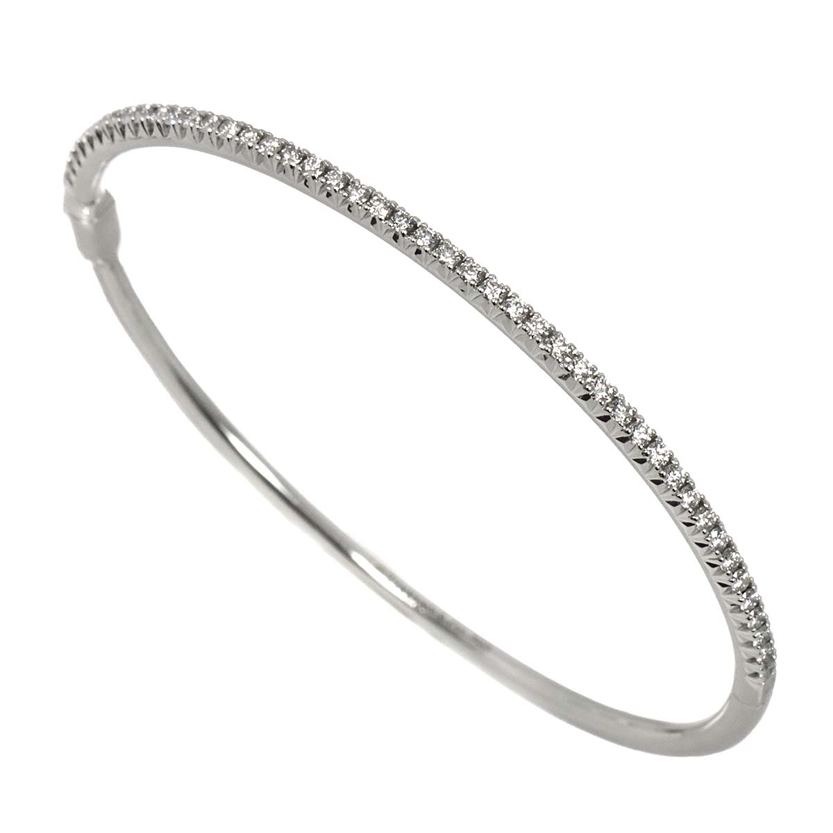 Metro Diamond Bracelet 18K White Gold 750