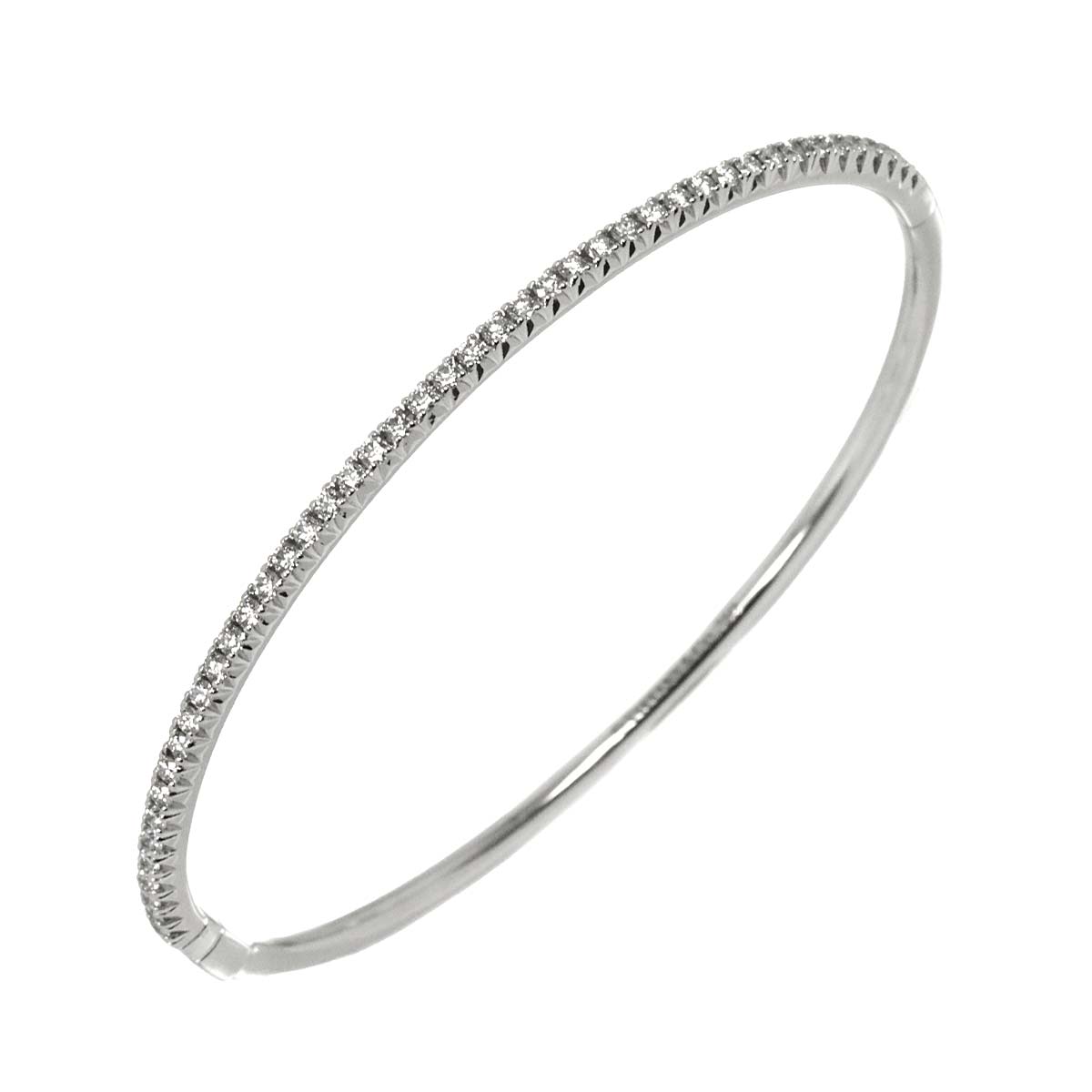 Metro Diamond Bracelet 18K White Gold 750