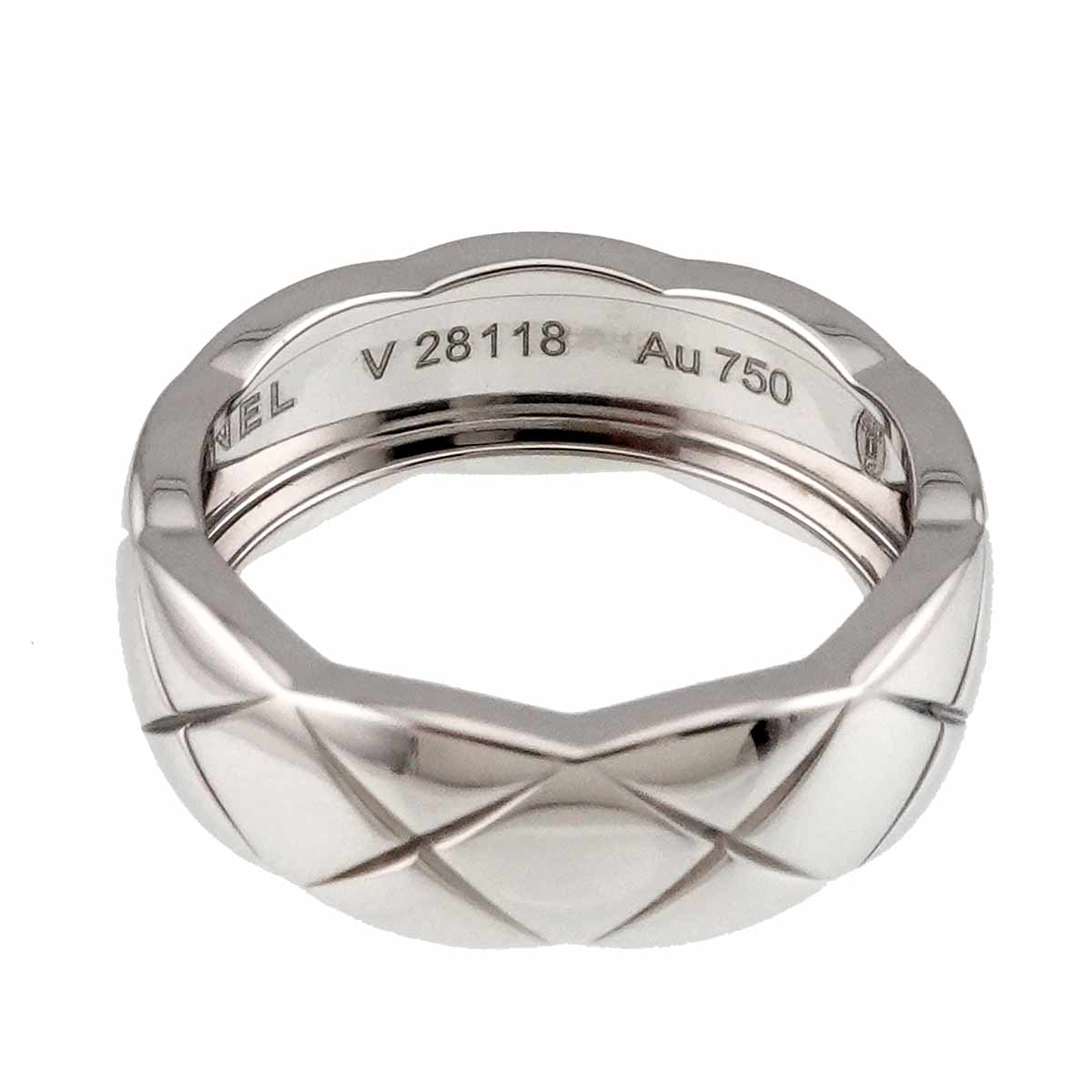 Coco Crush MM Ring 18K WG 750 size51 5.5-5.75(US)