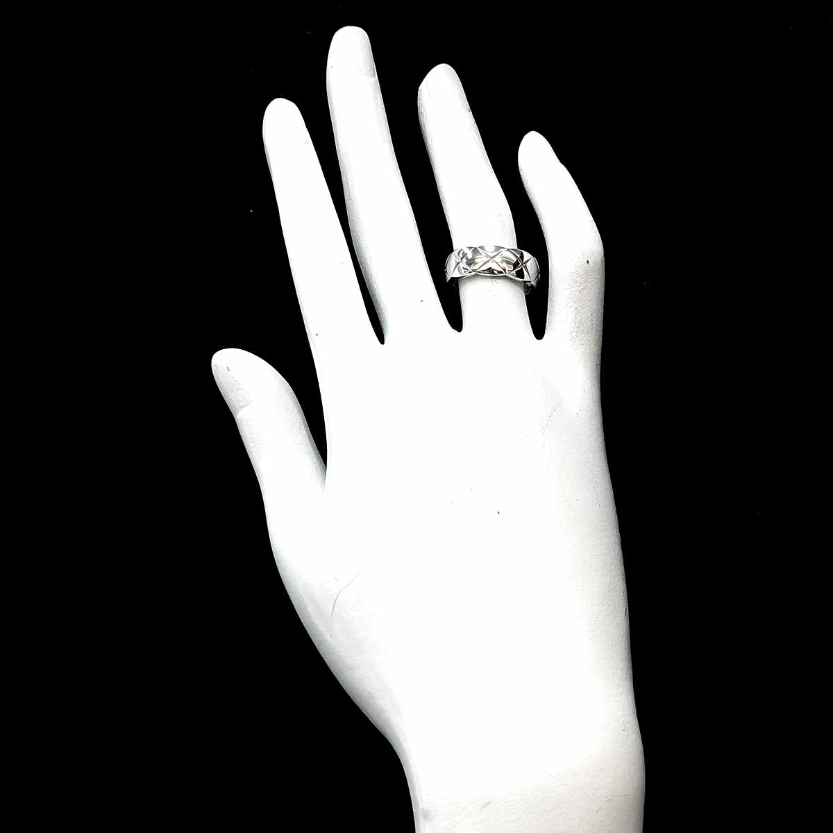 Coco Crush MM Ring 18K WG 750 size51 5.5-5.75(US)