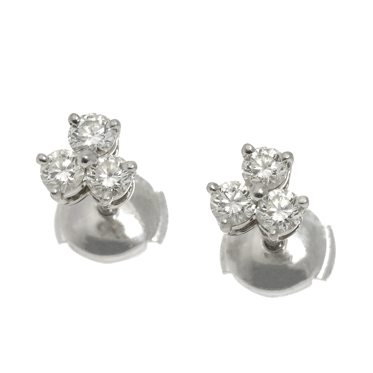 Aria Diamond Earrings Pierced Platinum