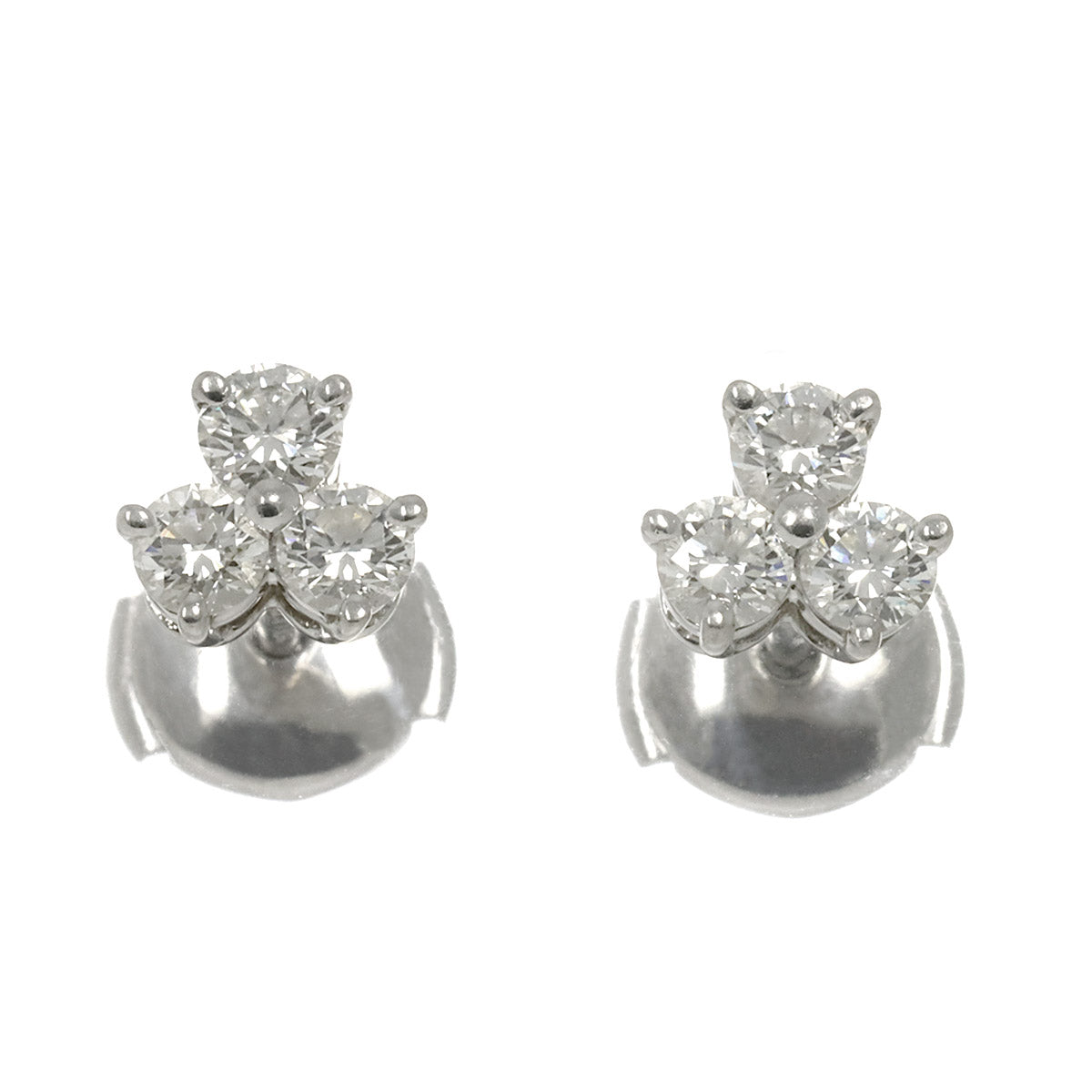 Aria Diamond Earrings Pierced Platinum