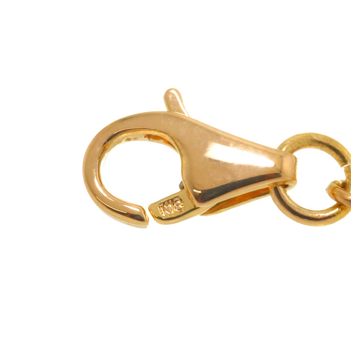 Amethyst Diamond 0.22ct Necklace 18K PG 750