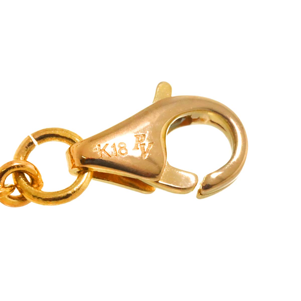 Amethyst Diamond 0.22ct Necklace 18K PG 750