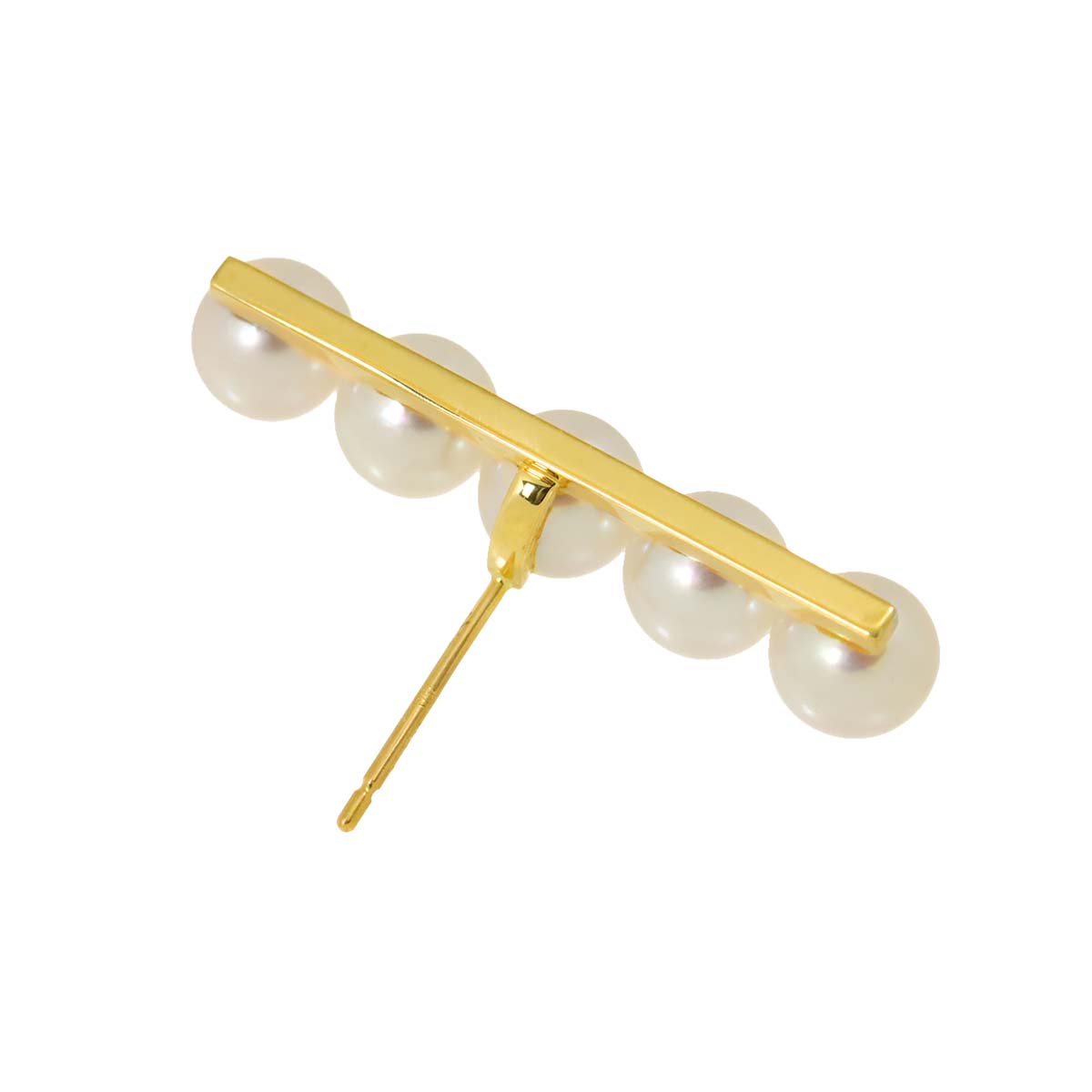 Balance Plus Earring Pierced 18K YG One piece only