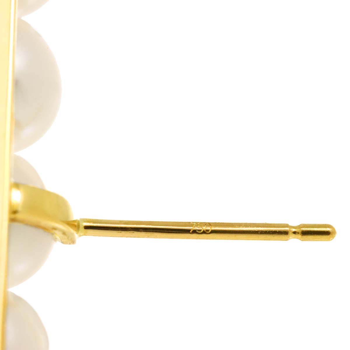 Balance Plus Earring Pierced 18K YG One piece only