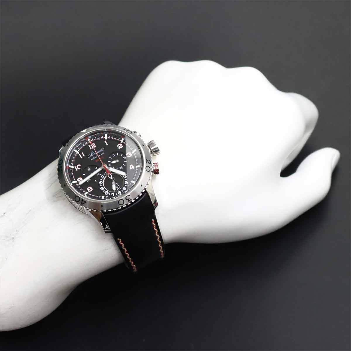 Transatlantique TypeXXII 3880ST Black Dial Automatic Mens
