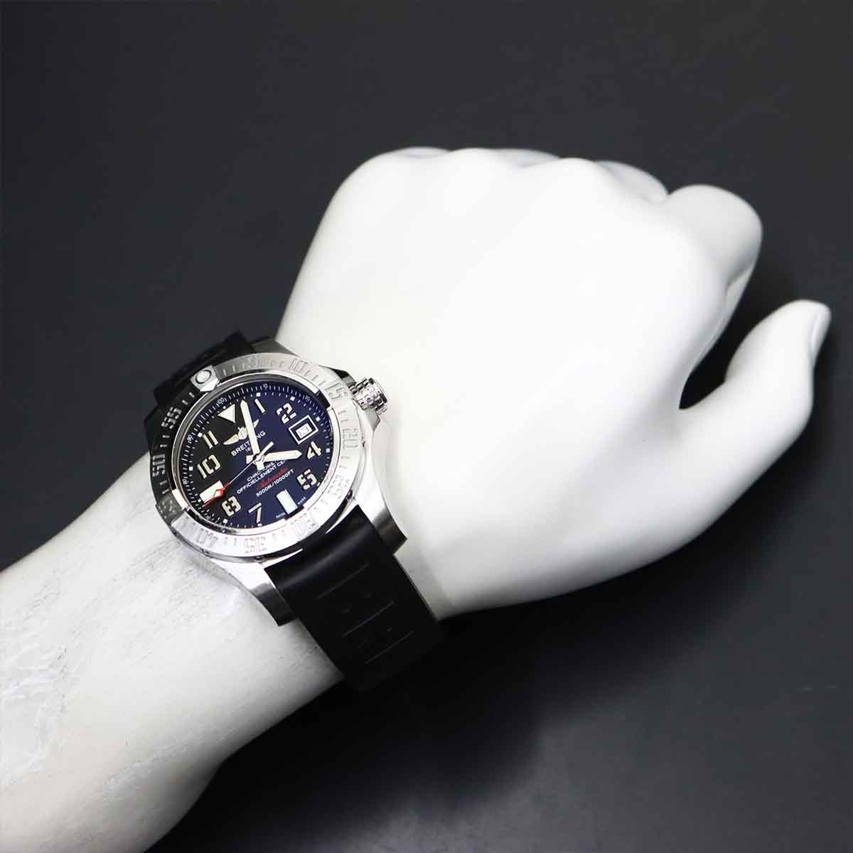 Avenger II Sea Wolf A17331 Date Automatic Black Dial Mens