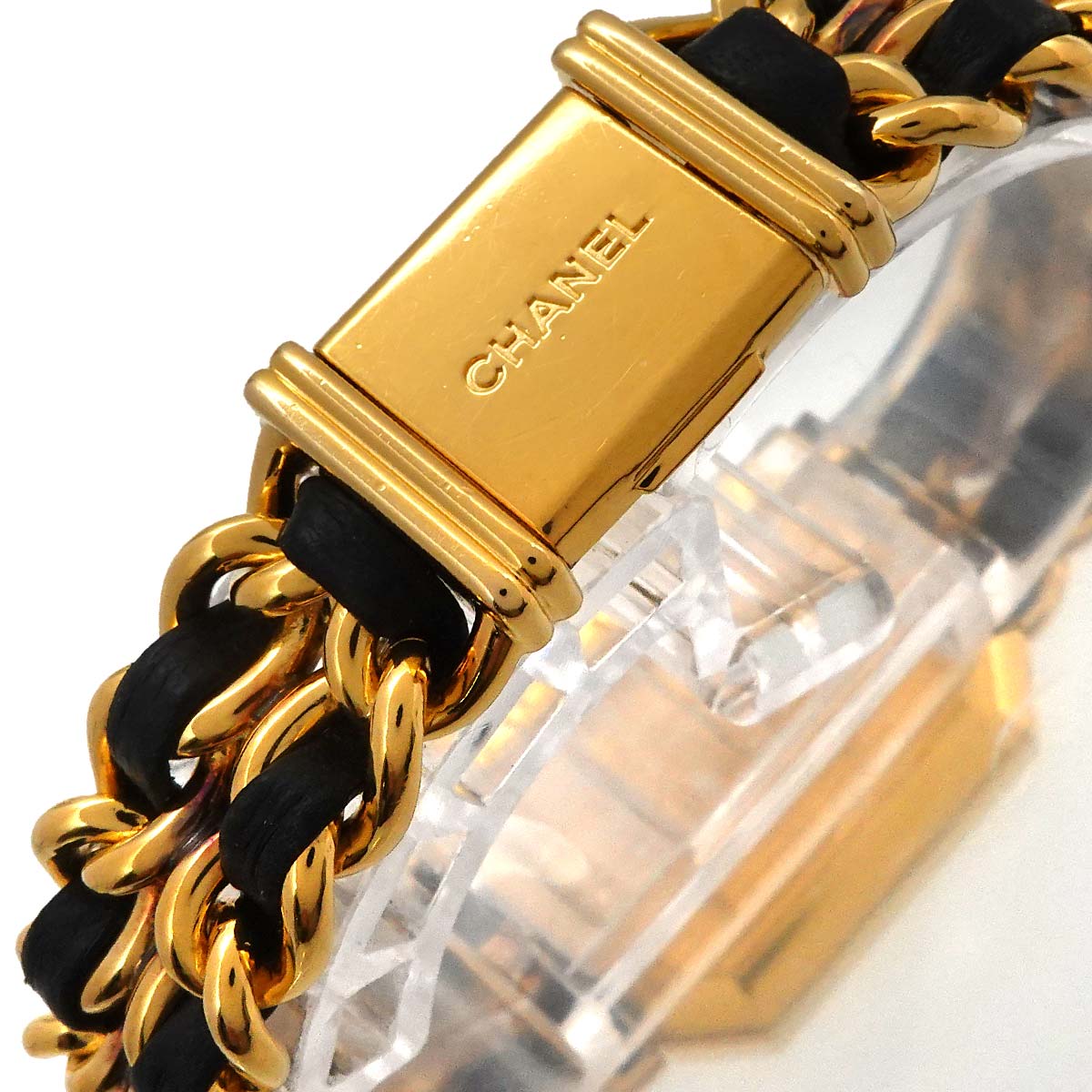 Premiere Size M H0001 Vintage Quartz Black Dial Ladies Watch