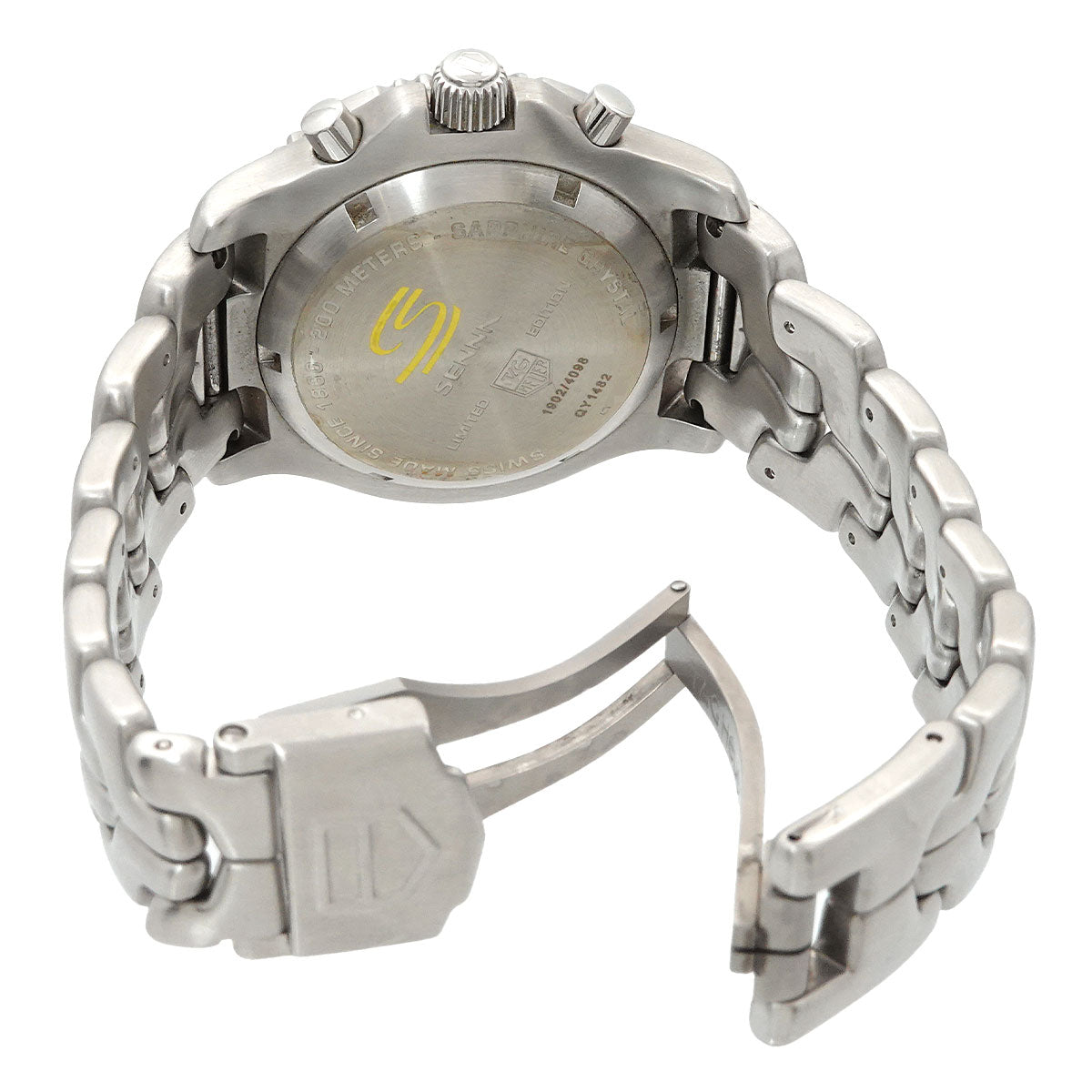 Link Chronograph CT2115 Ayrton Senna Black Dial Mens Watch