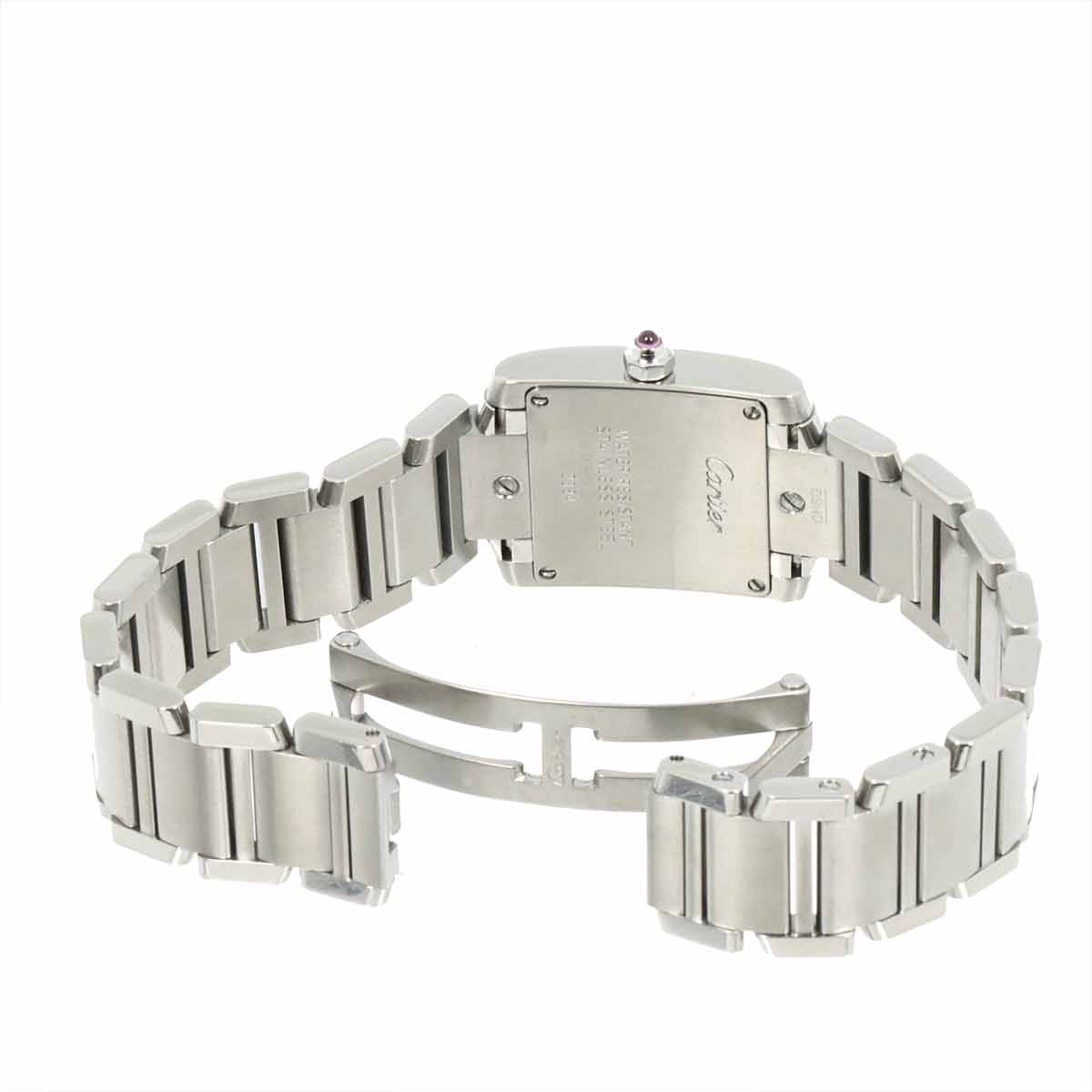 Tank Francaise SM W51028Q3 Quartz Pink Shell Dial Ladies