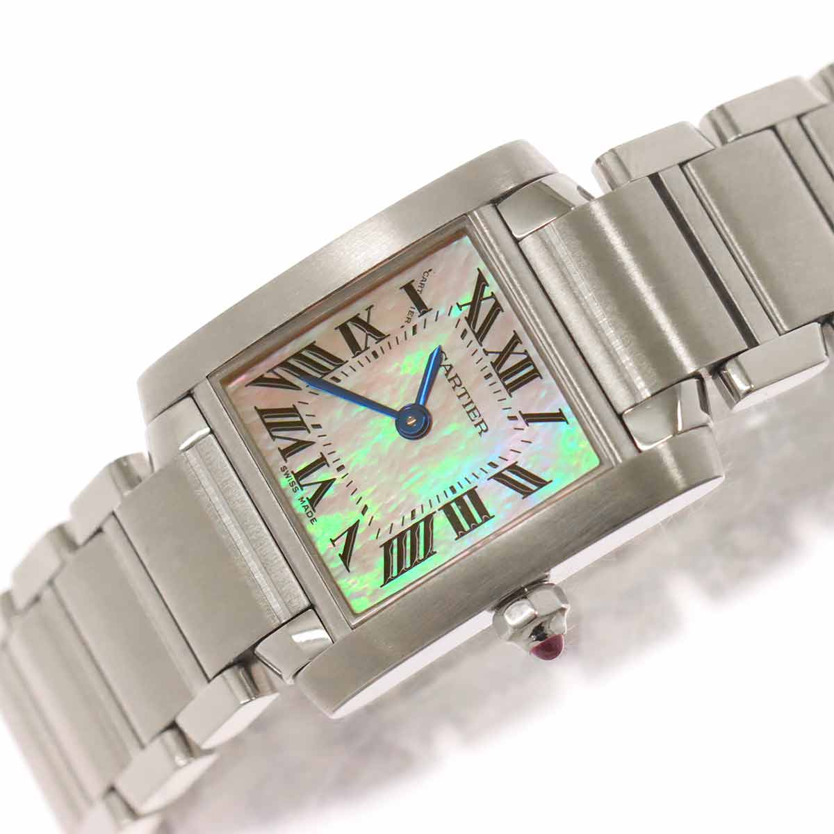 Tank Francaise SM W51028Q3 Quartz Pink Shell Dial Ladies