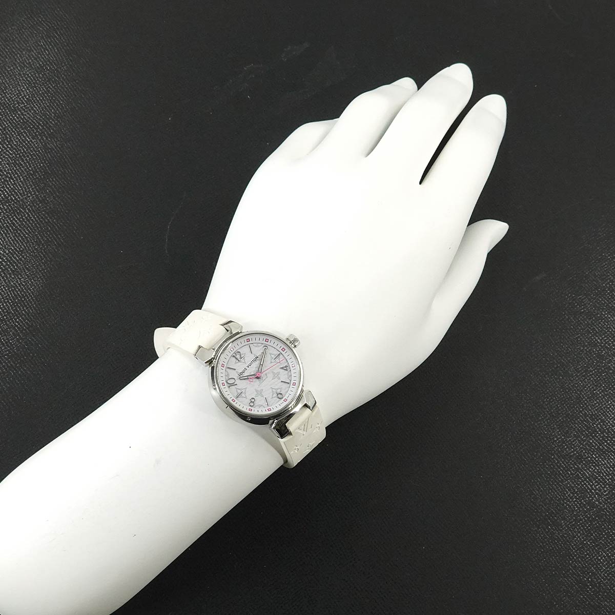 Tambour PM Monogram QA115 Quartz Ladies Watch