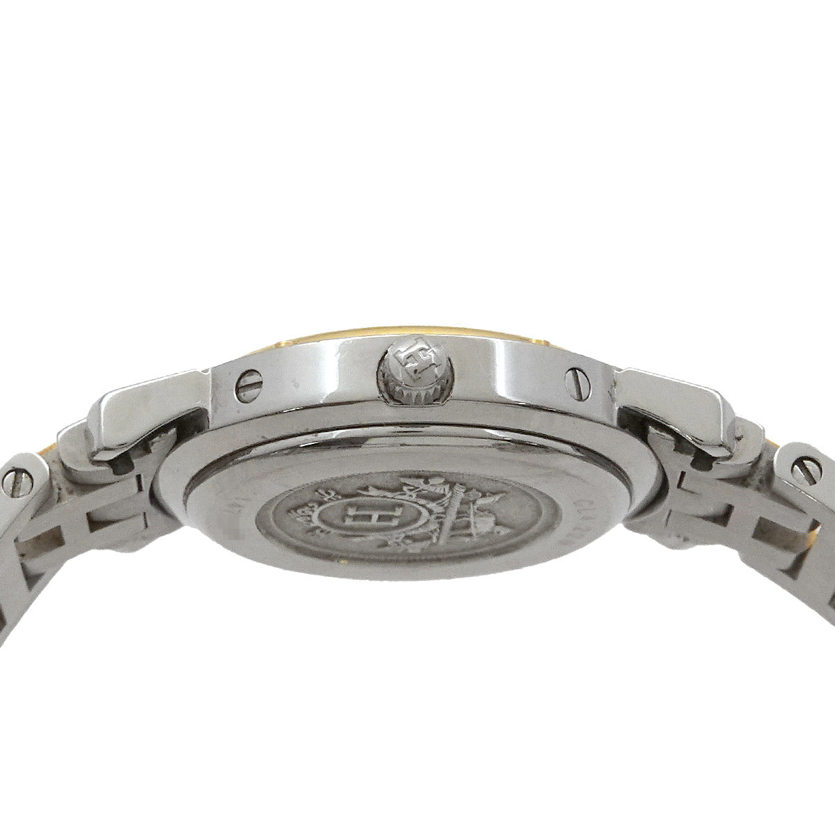 Clipper Two Tone CL4 220 Quartz Date cream Dial Ladies Watch