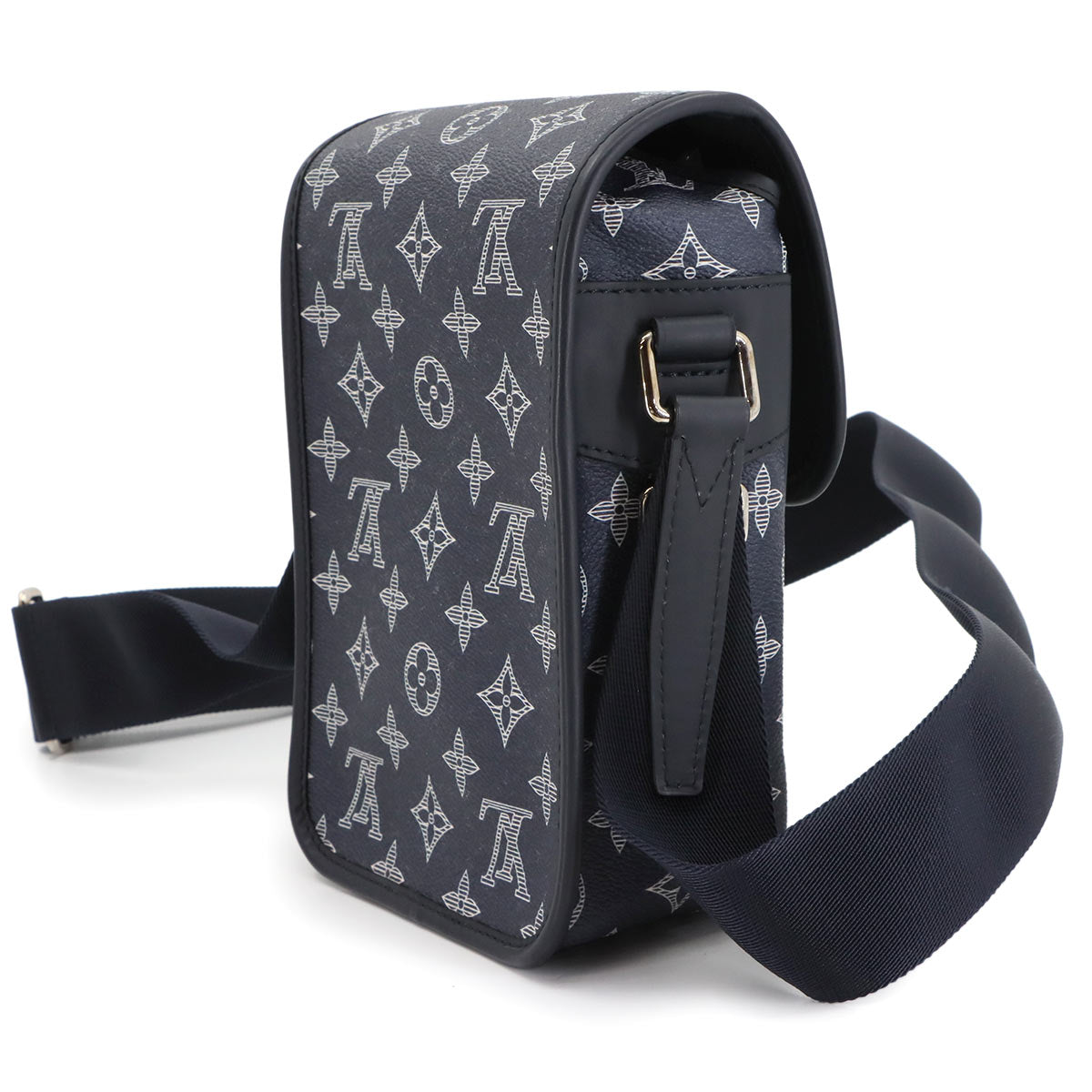 Monogram Savanna Messenger BB Shoulder Bag Navy M54247
