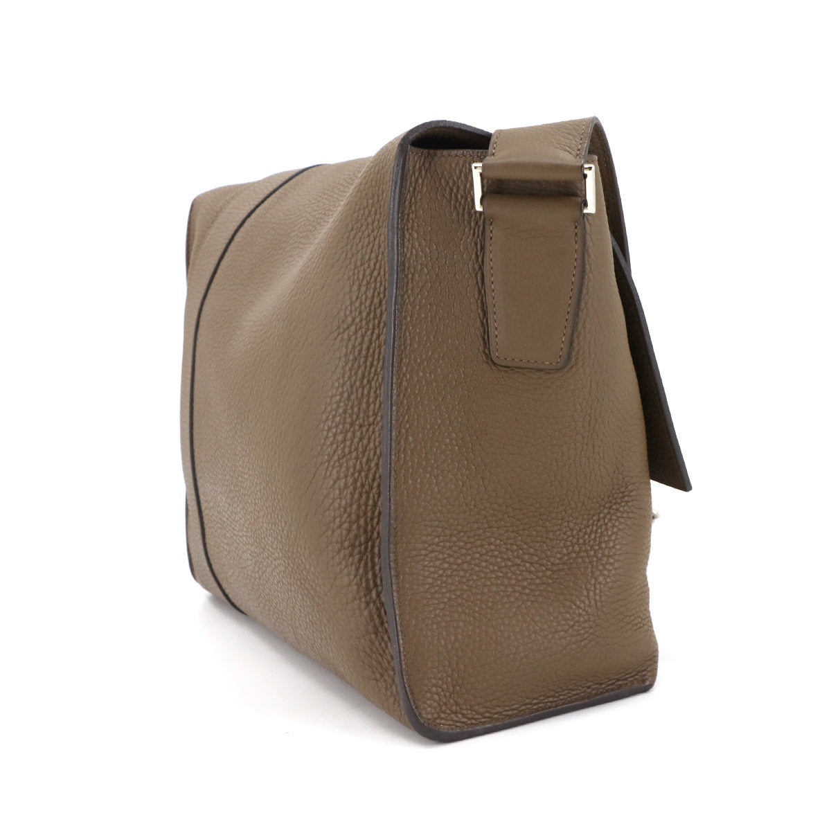 Sac Alfred 35 Messenger Shoulder Bag Taurillon Clemence Toupe