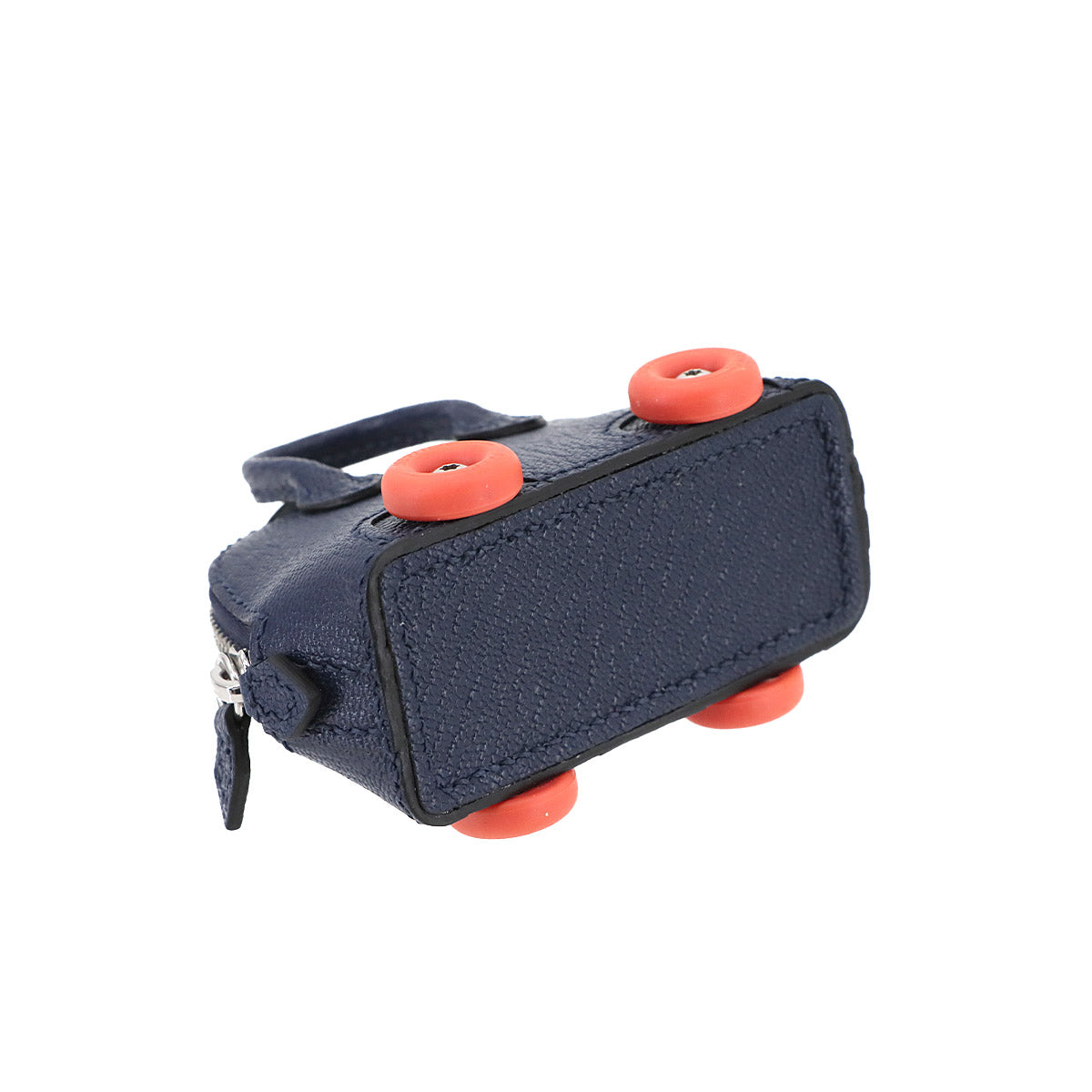 Bolide On Wheels Bag Charm Chevre Blue Saphir