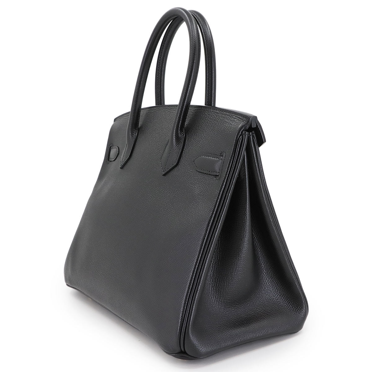 Birkin 30 Epsom Black Hand Bag Purse