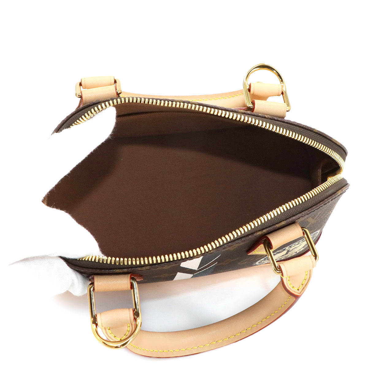 MoMonogram Alma BB Hand Shoulder Bag Leather P01917