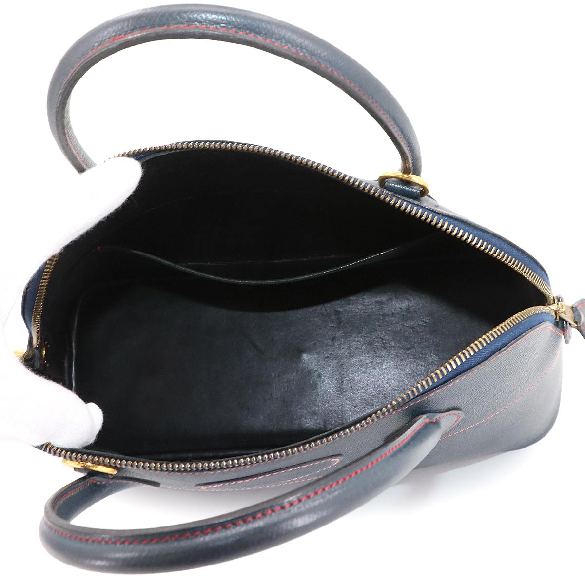 Bolide 31 Hand Shoulder Bag Couchevel Epsom Navy Purse