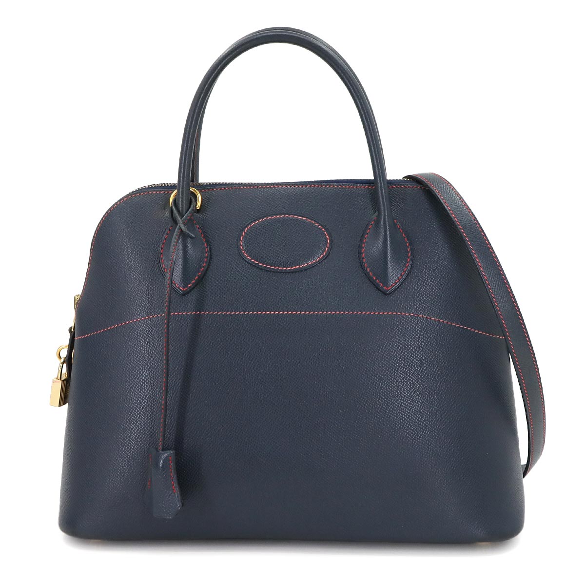 Bolide 31 Hand Shoulder Bag Couchevel Epsom Navy Purse