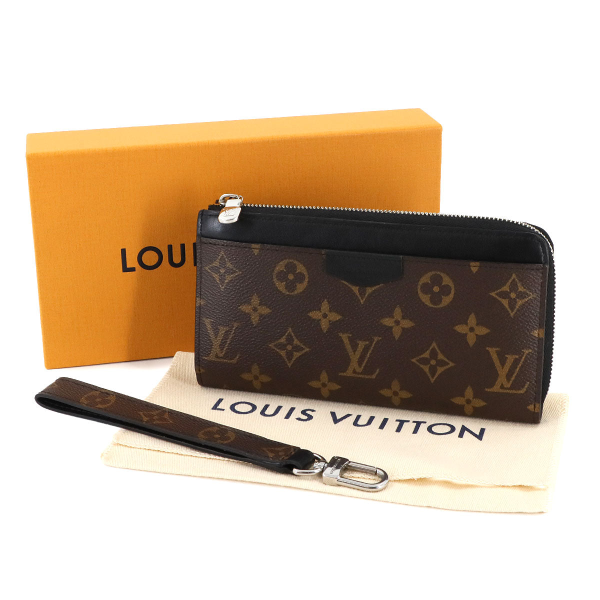 Monogram Macassar Dragonne Wallet Brown Black M69407