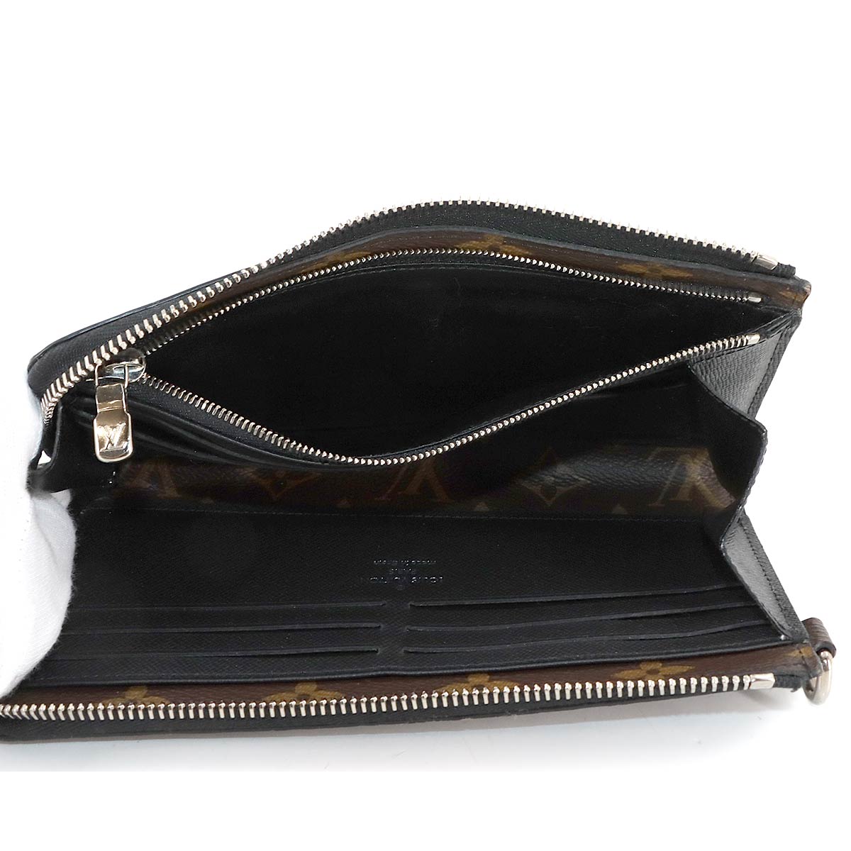 Monogram Macassar Dragonne Wallet Brown Black M69407