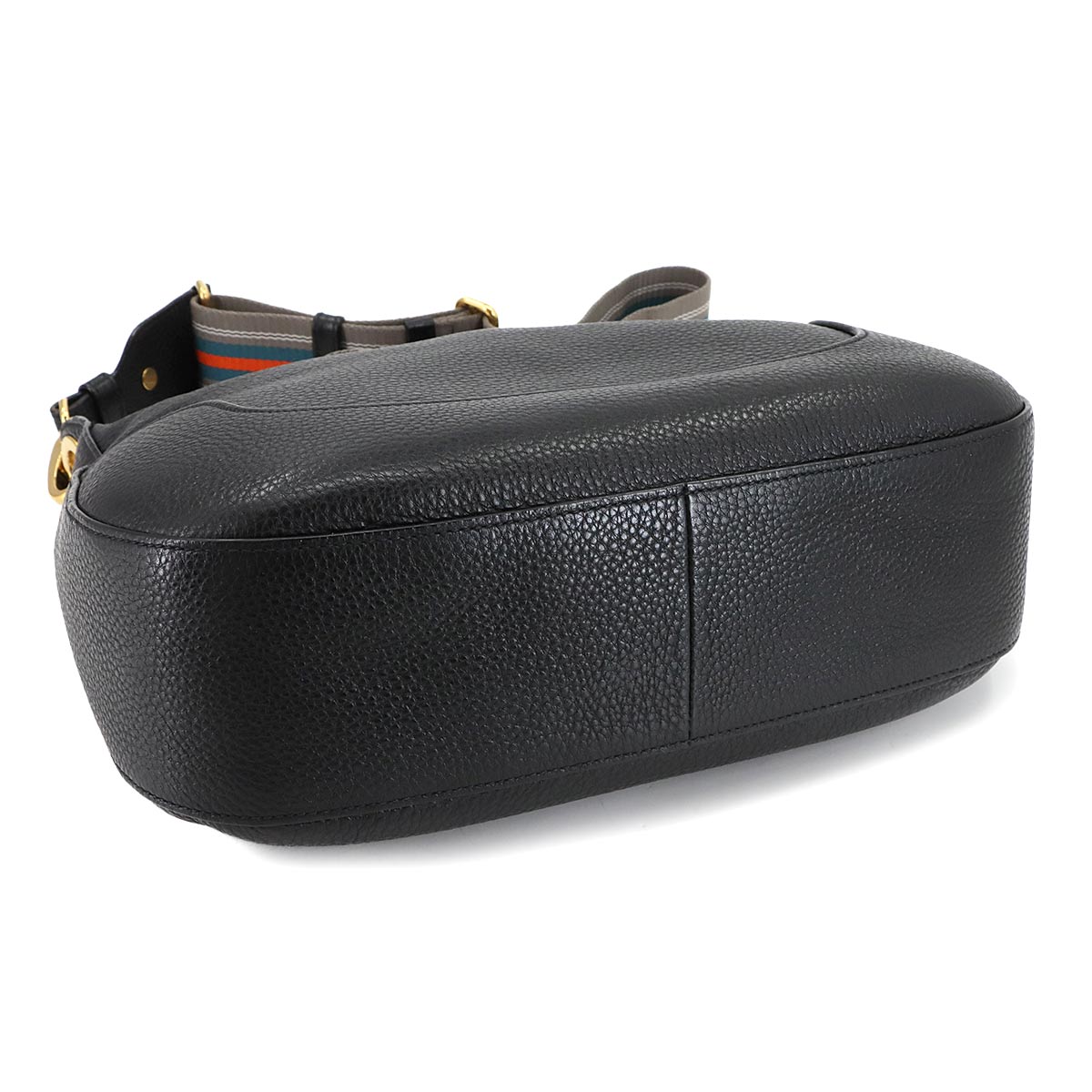 Shoulder Bag Leather Nero Black 1BC052 Purse