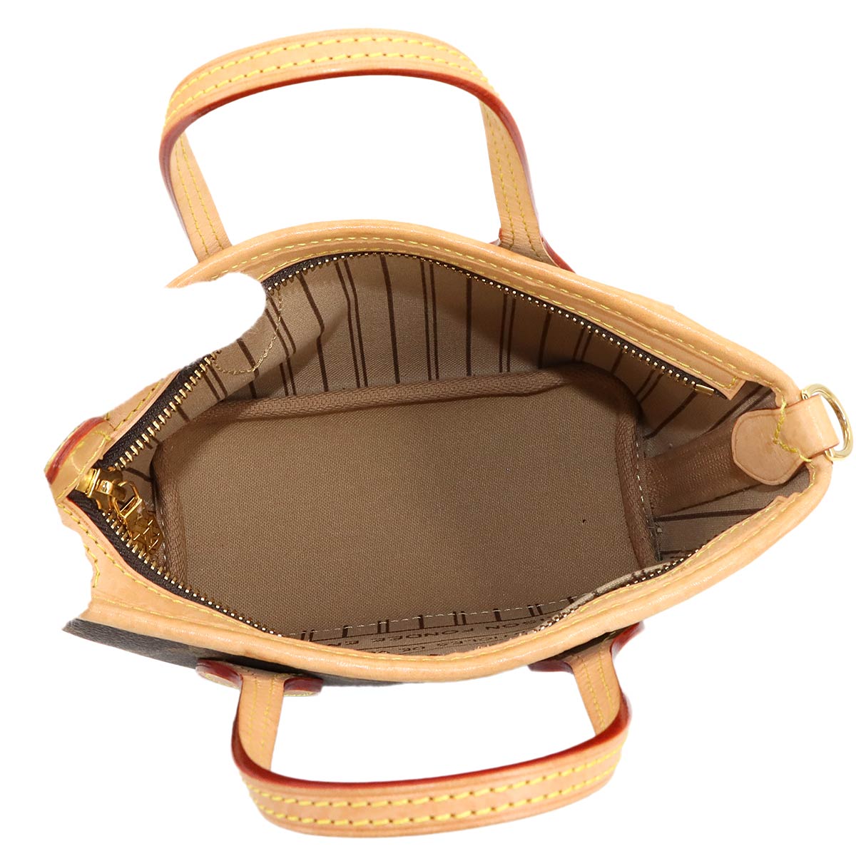 Monogram Neverfull BB Tote Shoulder Bag Brown M46705