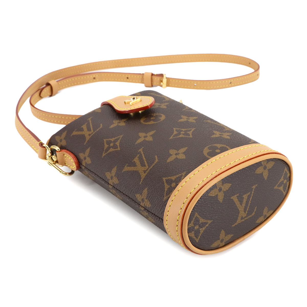 Monogram Fold Me Pouch Shoulder Bag Brown M80874