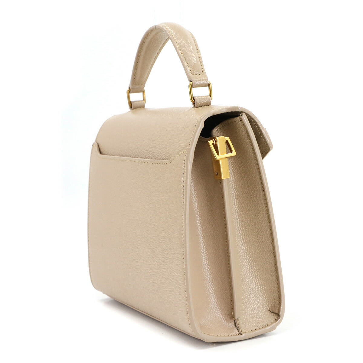 Cassandra Top handle Mini Hand Shoulder Bag Beige