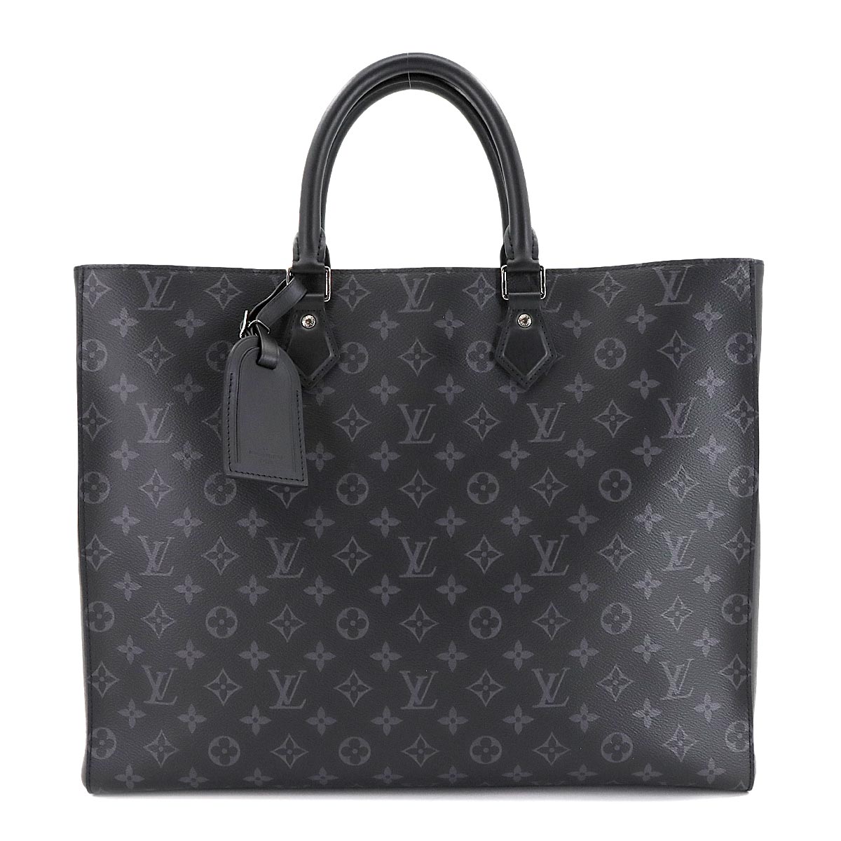 Monogram Eclipse Grand Sac Tote Bag Black M44733 Purse