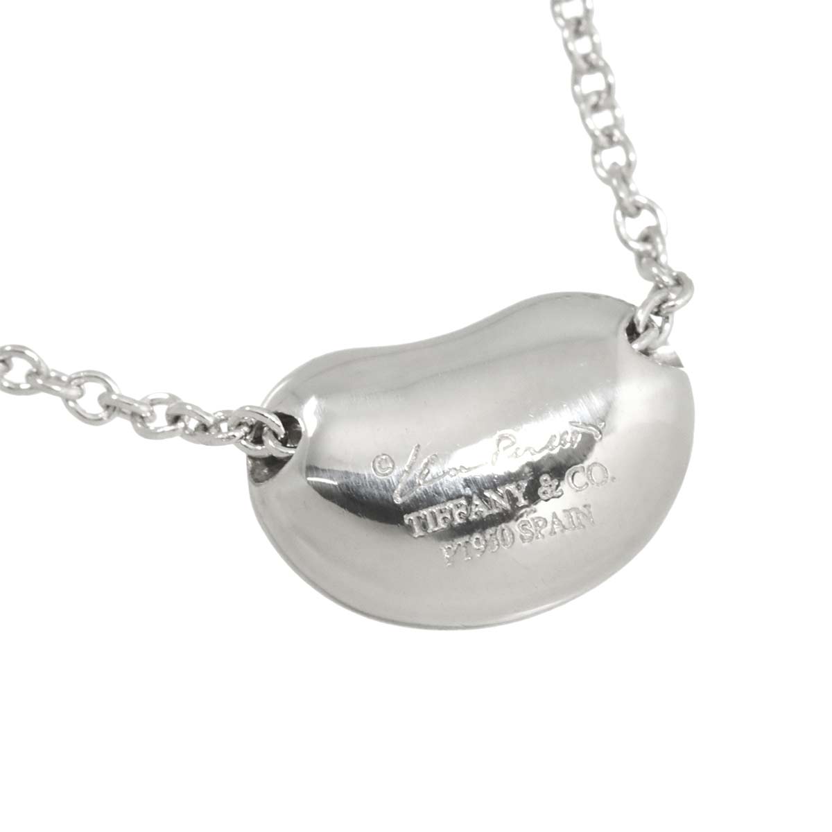 Bean Diamond Necklace Platinum