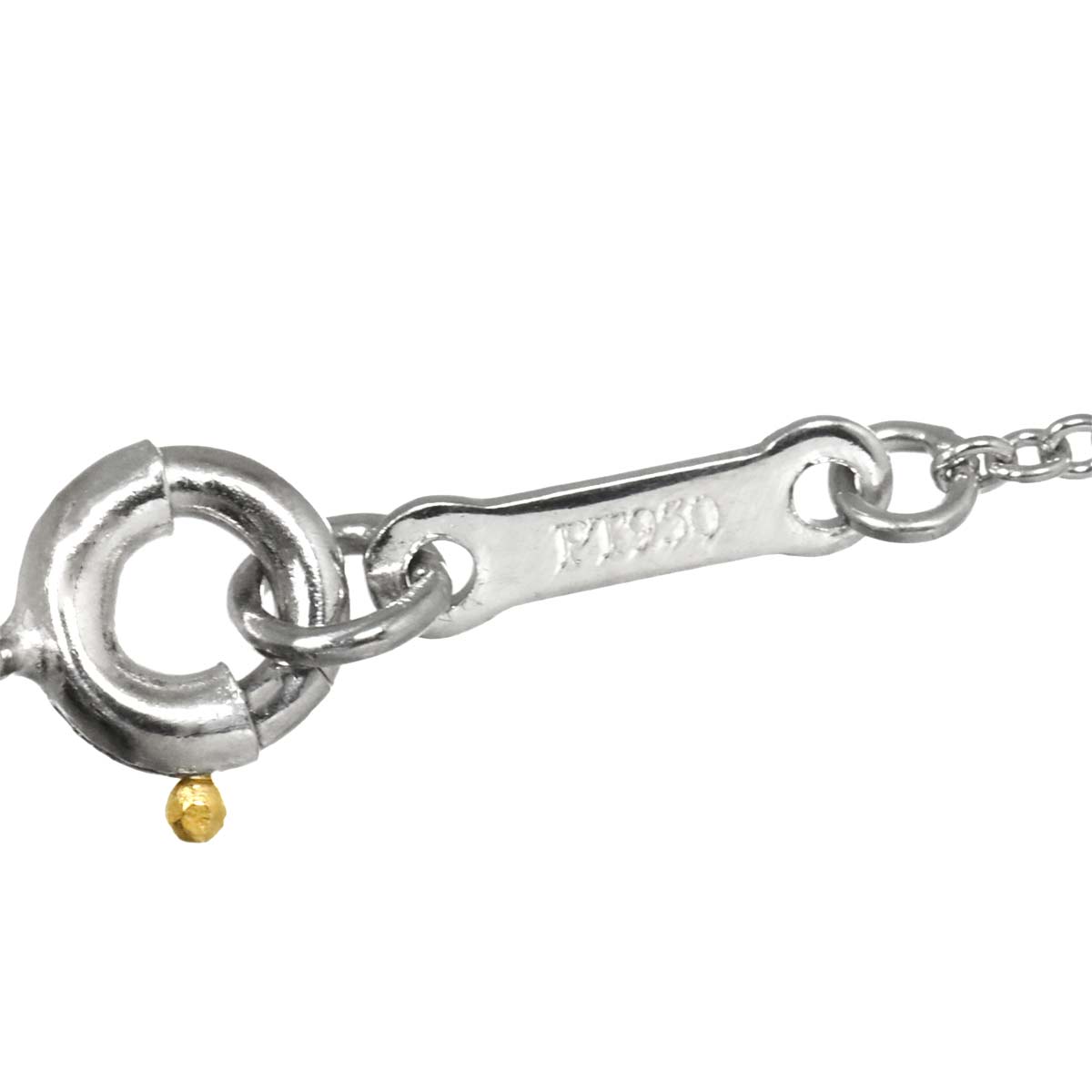 Bean Diamond Necklace Platinum