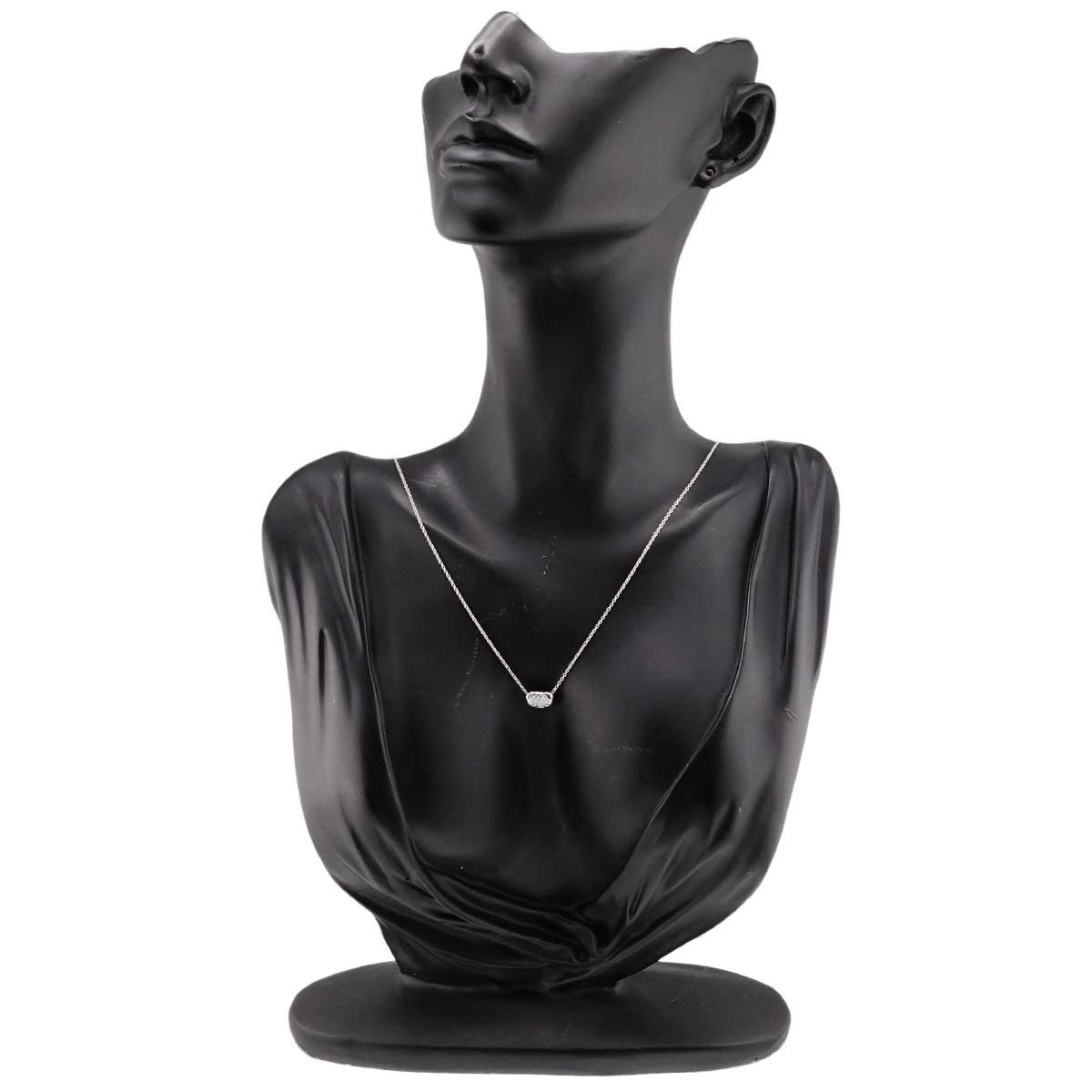 Bean Diamond Necklace Platinum