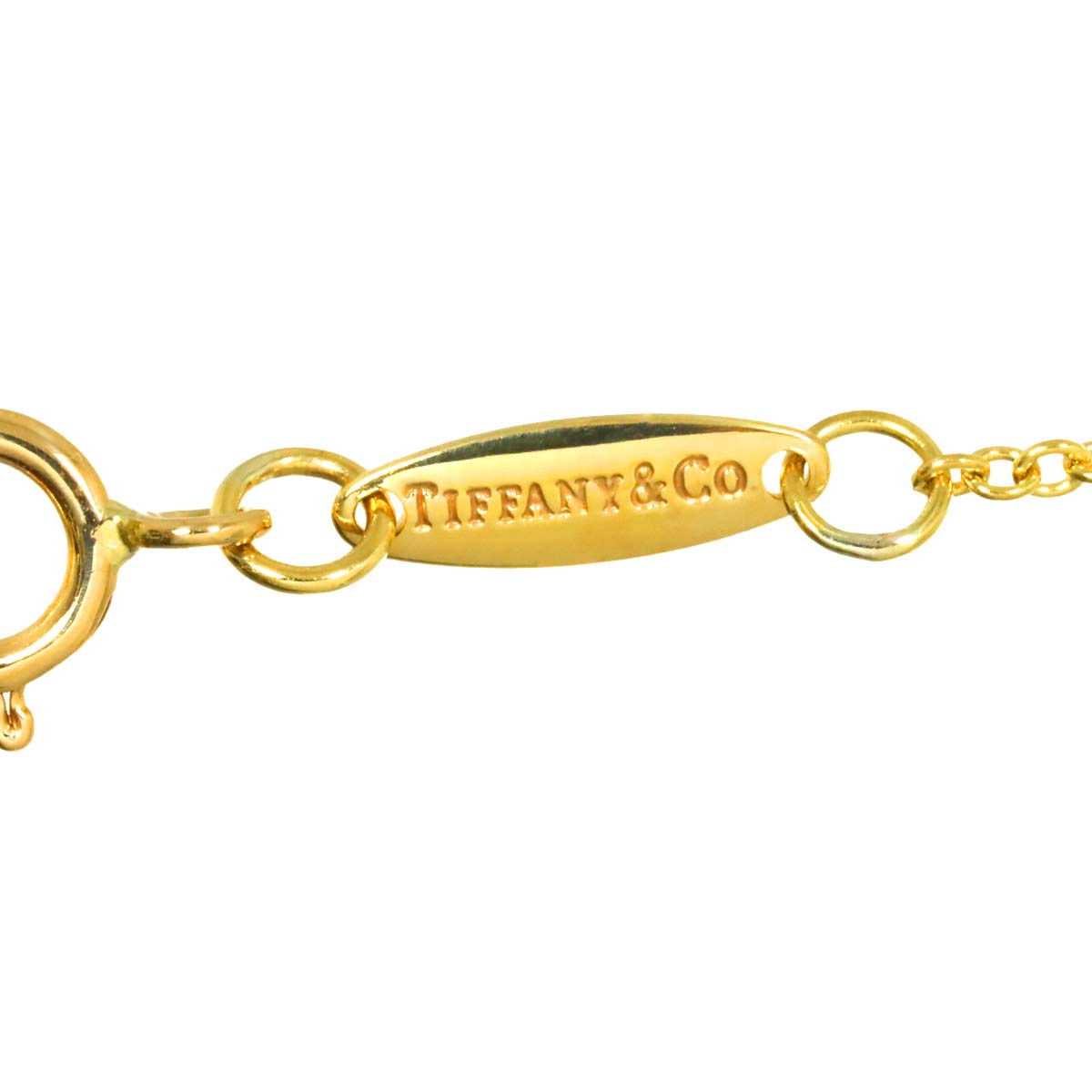 Open Heart Necklace 18K Yellow Gold 750