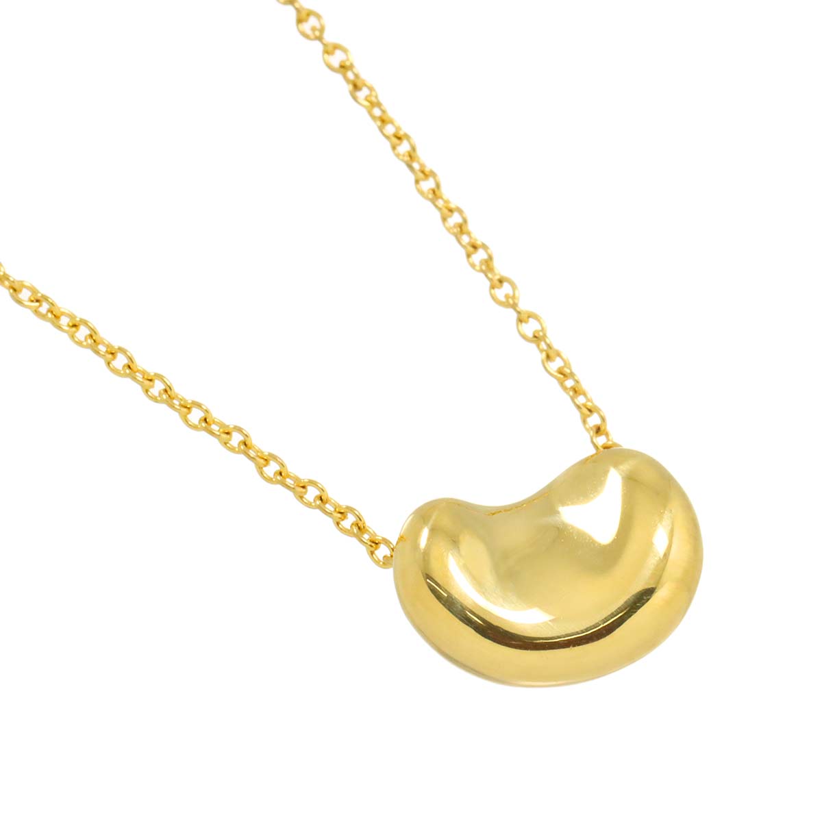 Bean Necklace 18K Yellow Gold 750